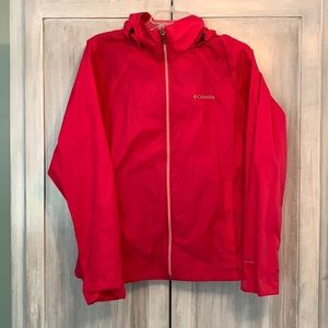 Columbia Rain Coat Hot Pink